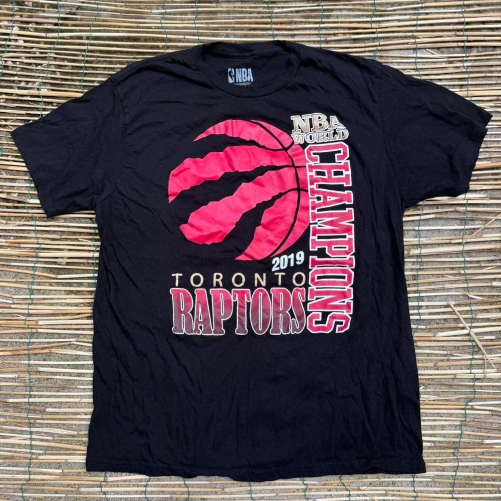 Toronto‎ Raptors 2019 NBA Champions Tshirt Black Size XL Basketball Tee Winners
